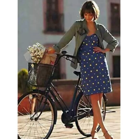 Floreat polka dot strapless cotton dress - Picture 1 of 10